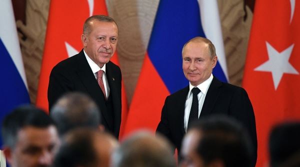 В Кремле назвали тему встречи Путина и Эрдогана